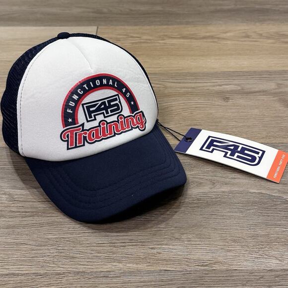 Functional F45 Training Heritage Trucker Hat SnapBack Mesh Brand New With Tags - Picture 1 of 8